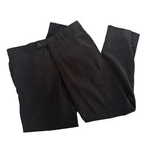 Ted Baker Jones Model Men's Dark Gray Wool Dress Pants Trousers Size 35 L Slacks